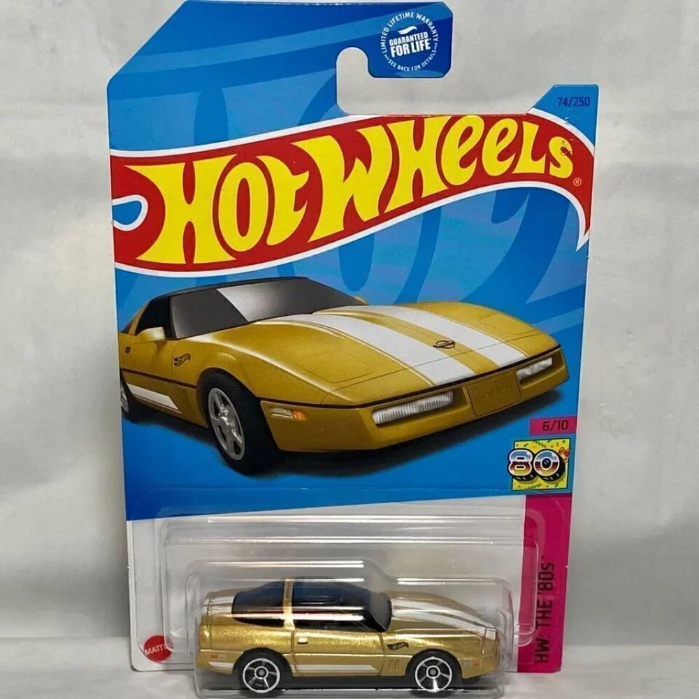 Hot Wheels‎ '84 Corvette 74/250 HW The '80s 6/10 Die-cast 1/64 Car NIP 2022
